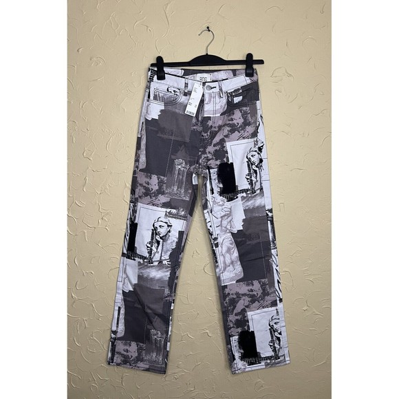 Urban Outfitters BDG Printed Jeans Size 27 Box 5/20 - Picture 1 of 3
